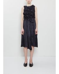 Comme des Garçons - Satin Sleeveless Dress - Lyst