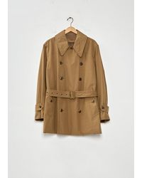 Lemaire - Cropped Cotton Trench - Lyst