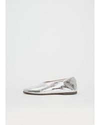 Marsèll - Coltellaccio Foil Ballerina Flats - Lyst