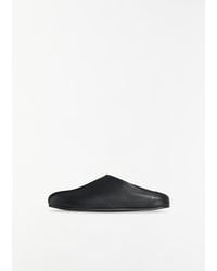 The Row - Hudson Leather Slide - Lyst