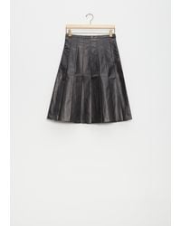 Kassl - Pleated Midi Skirt Oil - Lyst