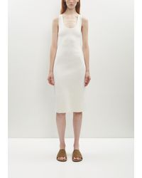 TOTEME - Compact Knit Short Tank Dress - Lyst