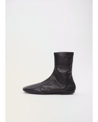 Dries Van Noten - Leather Ankle Sock Boot - Lyst