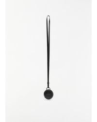 Lemaire - Molded Tape Necklace — Black - Lyst