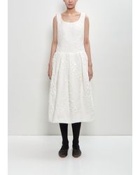 Comme des Garçons - Floating Jacquard Flower Pattern Dress - Lyst