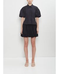 Simone Rocha - Satin Silk Bubble Mini Skirt - Lyst