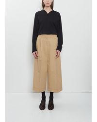 The Row - Lior Cotton Pant - Lyst