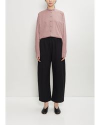 Apuntob - Linen Wool Wide Pull On Pant - Lyst