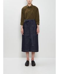 Casey Casey - Mia Cotton Denim Skirt - Lyst