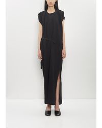 Issey Miyake - Cotton Blend Pressed Form Dress - Lyst