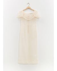 Simone Rocha - Sheer Sculpted Dress - Lyst