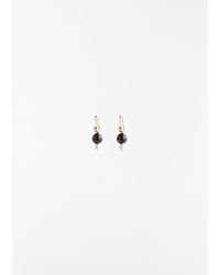 MIRIAM STELLA - Onyx Sphere Earrings - Lyst
