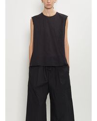 Scha - V-back Sleeveless Cotton Oe Top - Lyst