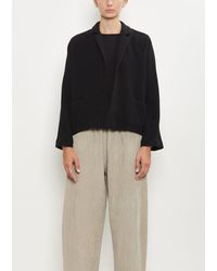 Apuntob - Linen Cashmere Short Open Jacket - Lyst