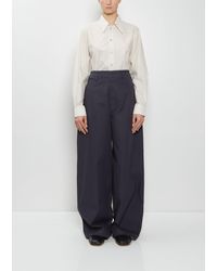 Lemaire - Large Cotton Chino - Lyst