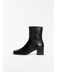 Lemaire - Anatomic 55 Heel Boot - Lyst