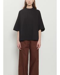 Plan C - Cotton Jersey Short Sleeve T-shirt - Lyst