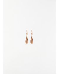MIRIAM STELLA - Chicory Petal Diamond Earrings - Lyst