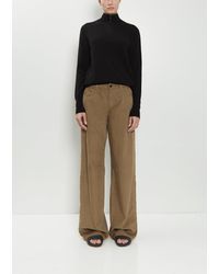 The Row - Eglitta Cotton Corduroy Pant - Lyst