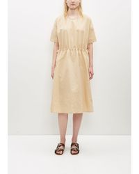 Apuntob - Crinkle Poplin Short Sleeve Dress - Lyst