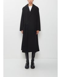 Y's Yohji Yamamoto - Design Wool Coat - Lyst