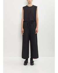 Scha - Deep Pockets Waxed Cotton Wide Leg Pants - Lyst
