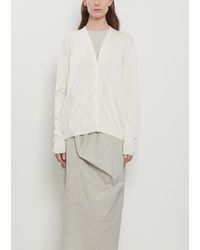 Lauren Manoogian - Veil Pima Cotton Cardigan - Lyst