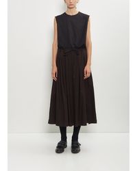 Scha - Deep Pockets Volume Cotton Skirt - Lyst