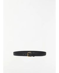 The Row Men - Classic Grain Leather Belt - Lyst