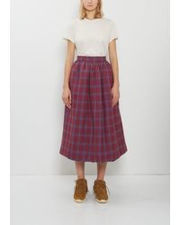 Visvim - Wool Linen Elevation Down Skirt - Lyst