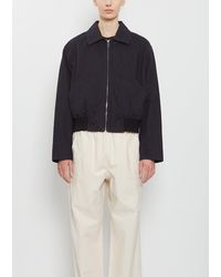 MHL by Margaret Howell - Zip-up Cotton Bomber Jacket - Lyst