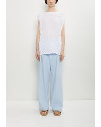 Issey Miyake - Washi Paper Wide Leg Pants - Lyst