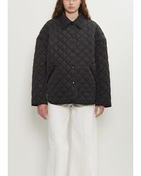 TOTEME - Collared Quilted Poly Jacket - Lyst