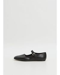 the row ava leather flats
