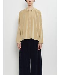 Labo.art - Tina Cotton Velvet Shirt - Lyst