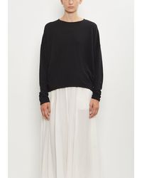 Pas De Calais - Matte Finish Cotton Wool Pullover - Lyst