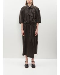 Lemaire - Asymmetrical Shirt Dress - Lyst