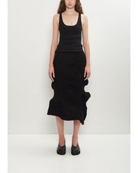 Issey Miyake - Kone Kone Poly Knit Skirt - Lyst