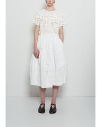 Comme des Garçons - Lace Drawstring Balloon Skirt - Lyst