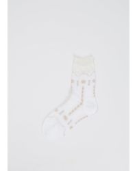 Antipast Lace Fun Socks - White