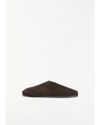 The Row - Hudson Suede Slide - Lyst