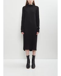 TOTEME - Viscose Jersey Cocoon Cape Dress - Lyst
