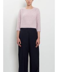 Wommelsdorff - Minou Short Aran Cashmere Silk Sweater - Lyst