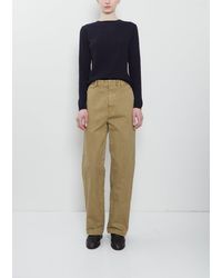 AURALEE - Dyed Cotton Chino Pants - Lyst