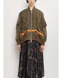 Sacai - Technical Twill Blouson - Lyst