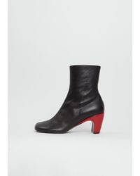 Dries Van Noten - Heeled Leather Boot - Lyst