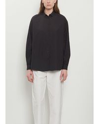 Apuntob - Mini Collar Cotton Shirt - Lyst