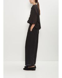 Apuntob Technical Wool Trousers in Blue | Lyst