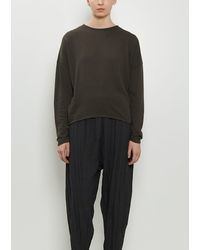 Pas De Calais - Matte Finish Cotton Wool Pullover - Lyst