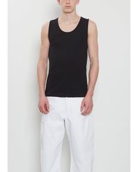 Lemaire - Rib Cotton Linen Tank Top - Lyst